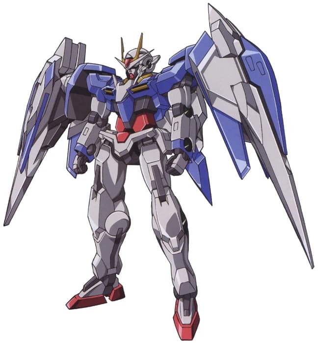 GN-0000+GNR-010 00 Raiser — Twin Drive System-Equipped Mobile Suit (Gundam EXA)