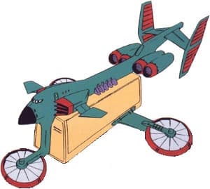 Gunperry — Limited Production Aerial Transport Ship (SD Gundam Force)