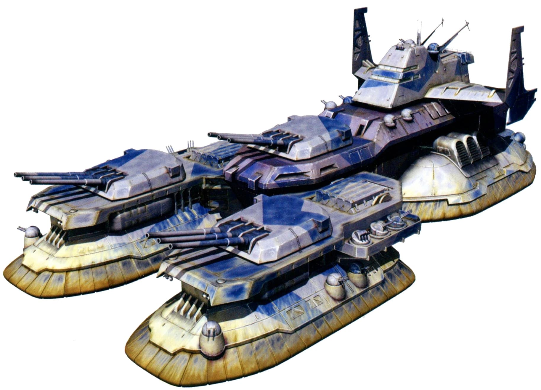 Heavy Fork-class — Heavy Assault Ground Battleship (Mobile Suit Gundam U.C. Hardgraph: IRON MUSTANG)