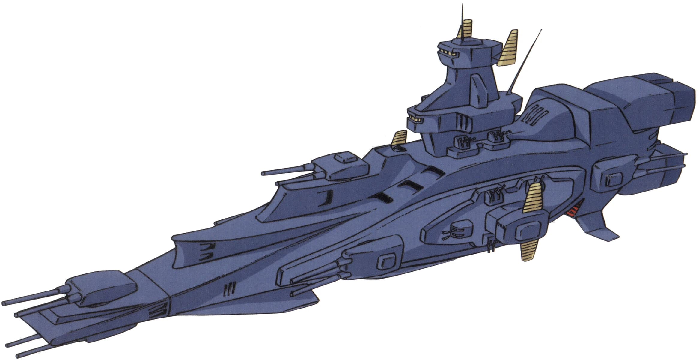 Magellan-class — Mass Production Space Battleship (Outer Gundam)