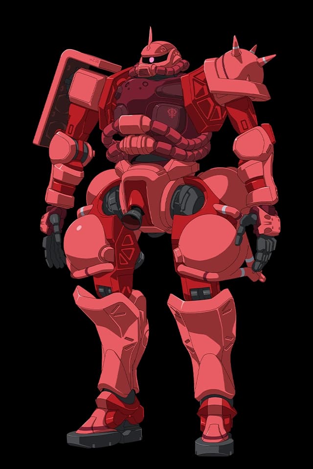 MS-06S Char's Zaku — Custom Commander-use Mobile Suit (Mobile Suit Gundam GQuuuuuuX)