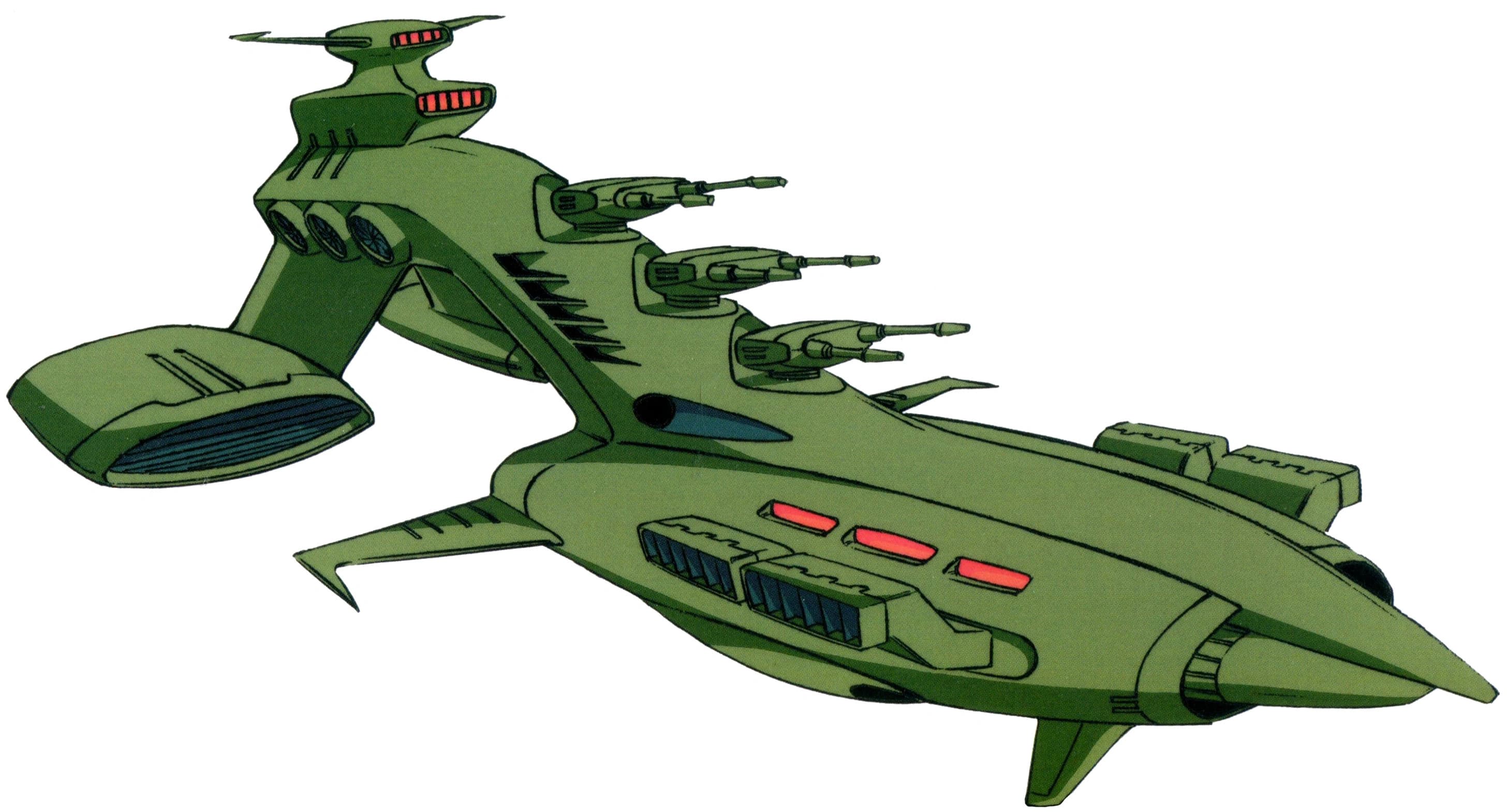 Musai-class — Mass Production Space Light Cruiser (Gundam Evolve)