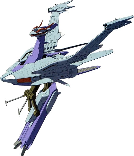 ORX-007 ［Hati］ — Prototype Newtype-use Transformable Space Mobile Armor (Advance of Zeta The Traitor to Destiny: Blue Wings of the AEUG)