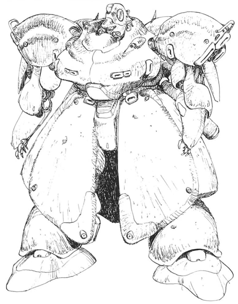 PMX-005 Breda — Mass Production Ground Mobile Suit (Operation Buran U.C. 0079)