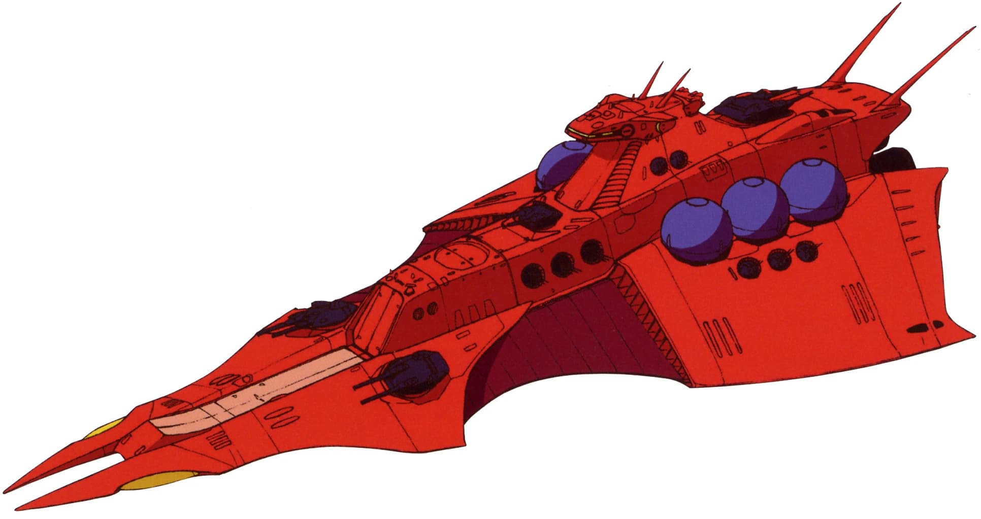 Rewloola-class — Commander-use Space Battleship (Mobile Suit Gundam High-Streamer)