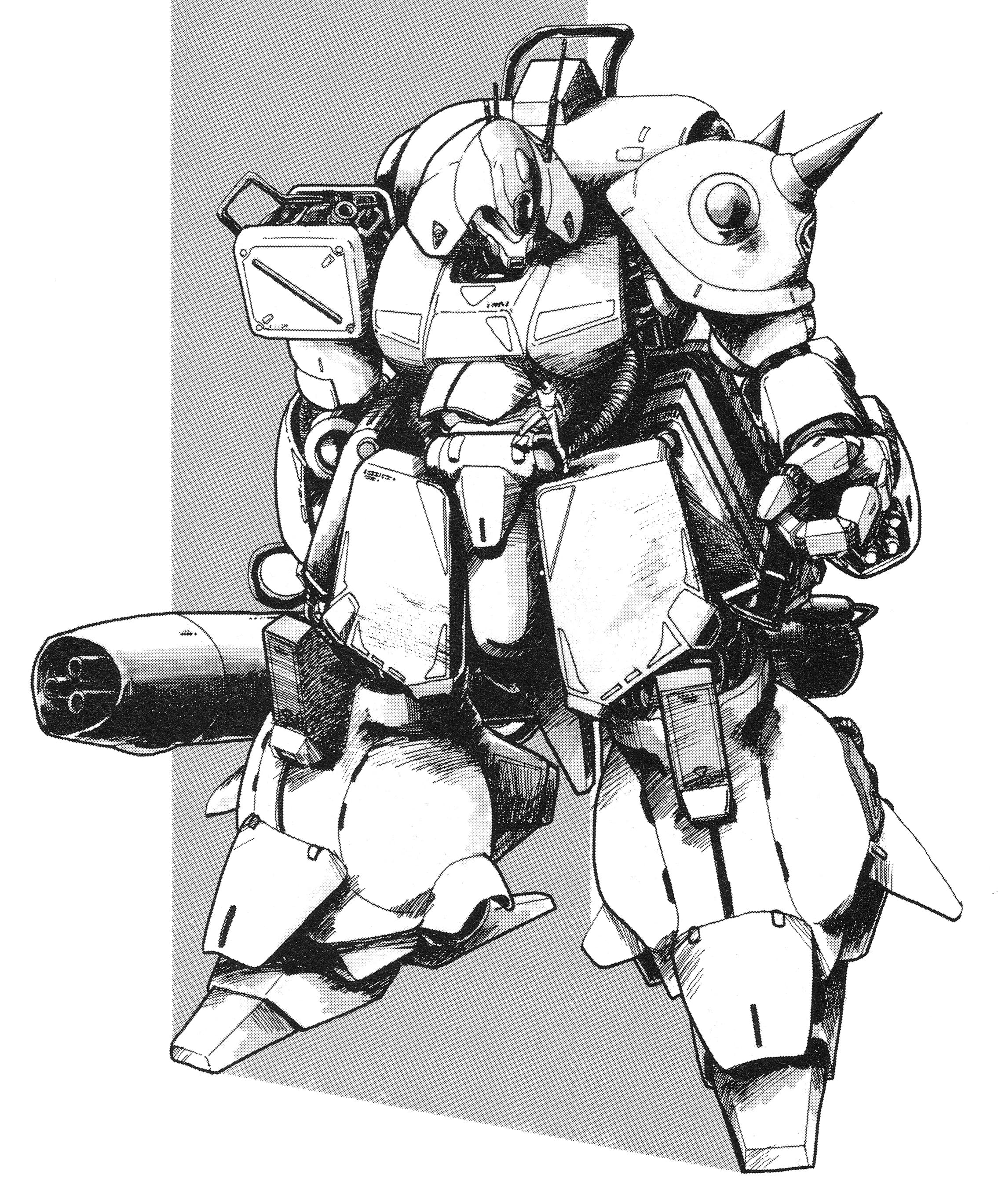 RMS-108(d13) Strike Marasai — Ground Combat Mobile Suit (The Star of Zeon - Mobile Suit in Action)