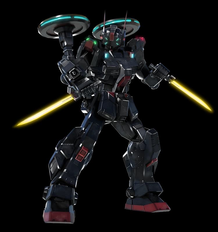 RX-80BR Black Rider — Prototype Electronic Warfare and Stealth Mobile Suit (Mobile Suit Gundam Battle Operation Code Fairy (manga))
