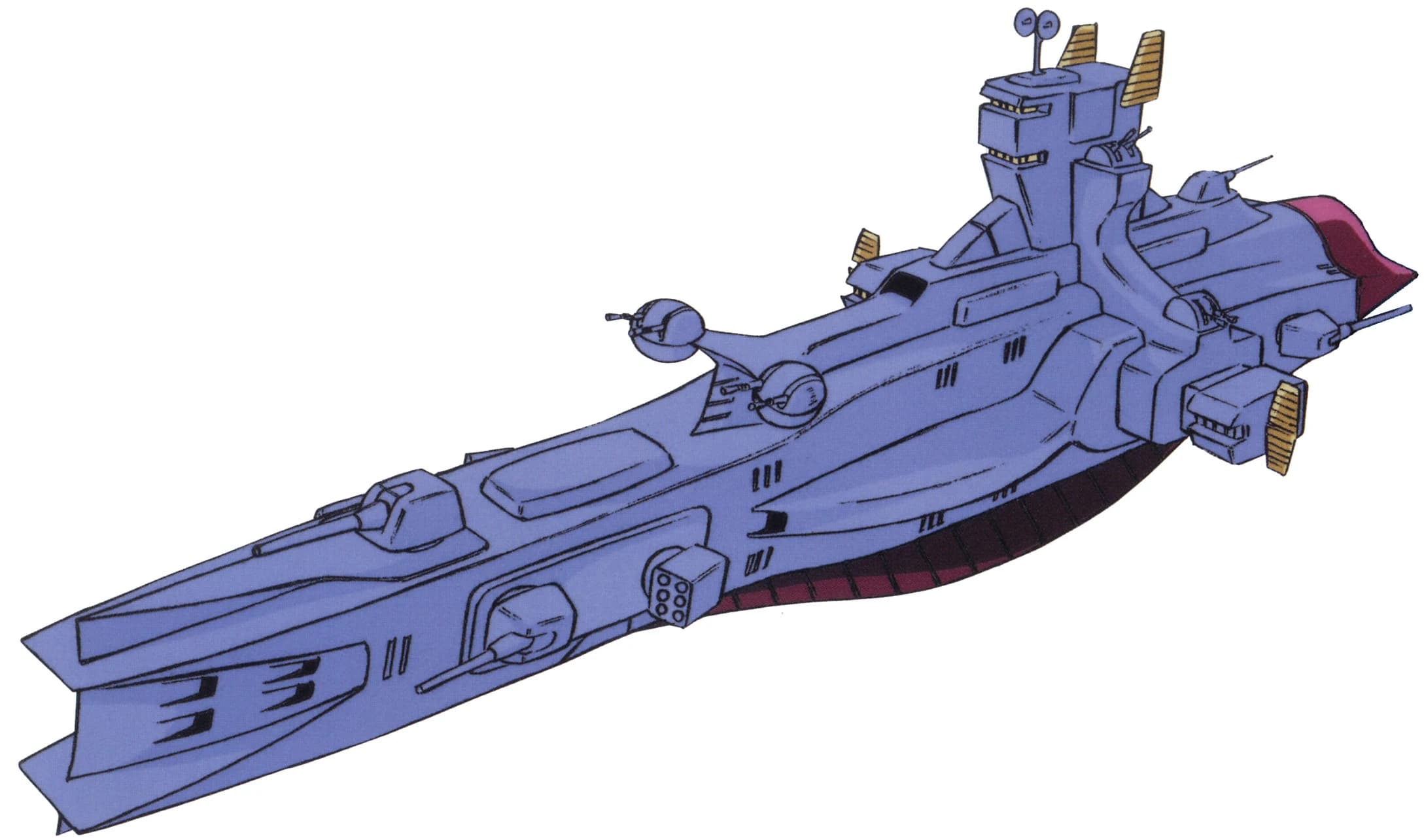 Salamis-class — Mass Production Assault Space Light Cruiser (Outer Gundam)
