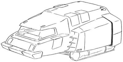 Space Boat — Space Transport Vehicle (Mobile Suit Gundam F91)