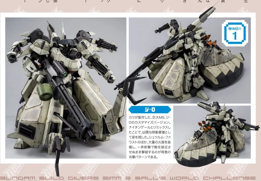 The-O — Custom Mobile Suit (Gundam Build Divers GBWC)