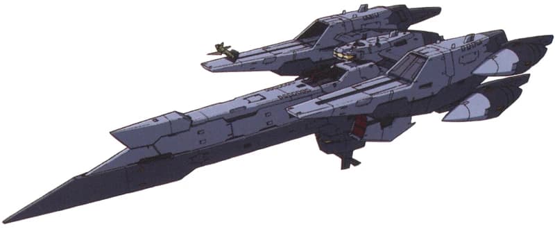 Volga-class — Mass Production Mobile Space Carrier (Mobile Suit Gundam 00 -A wakening of the Trailblazer- (Manga))