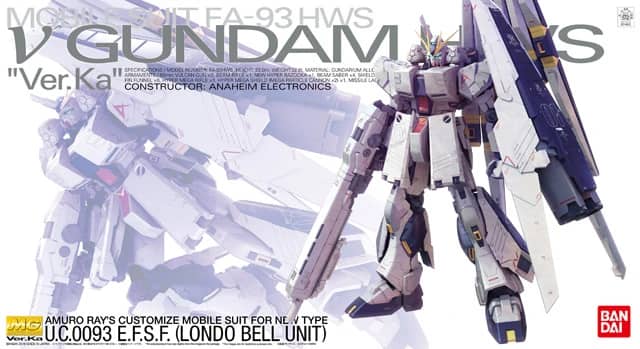 MG 1/100 FA-93HWS Nu Gundam HWS Ver.Ka
