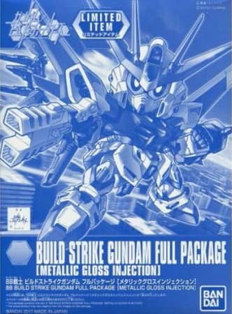 SD Build Strike Gundam Full Package Metallic Gloss Injection