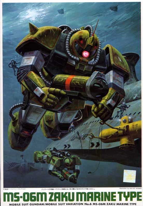 1/144 MS-06M Zaku Marine Type