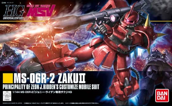 HGUC 1/144 MS-06R-2 Zaku II High Mobility Type (Johnny Ridden Custom)