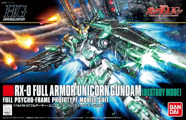 HGUC 1/144 Full Armor Unicorn Gundam (Destroy Mode)