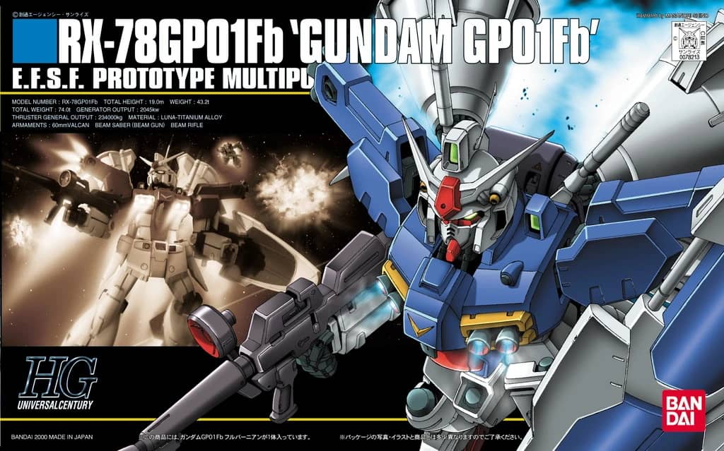 HGUC 1/144 RX-78GP01-Fb Gundam GP01Fb Full Burnern