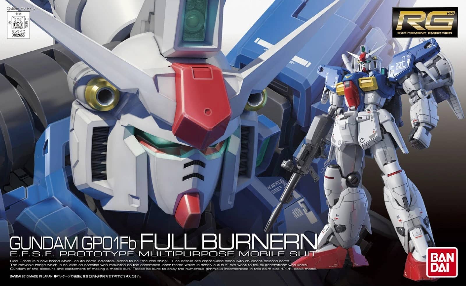 RG 1/144 RX-78GP01-Fb Gundam GP01Fb Full Burnern