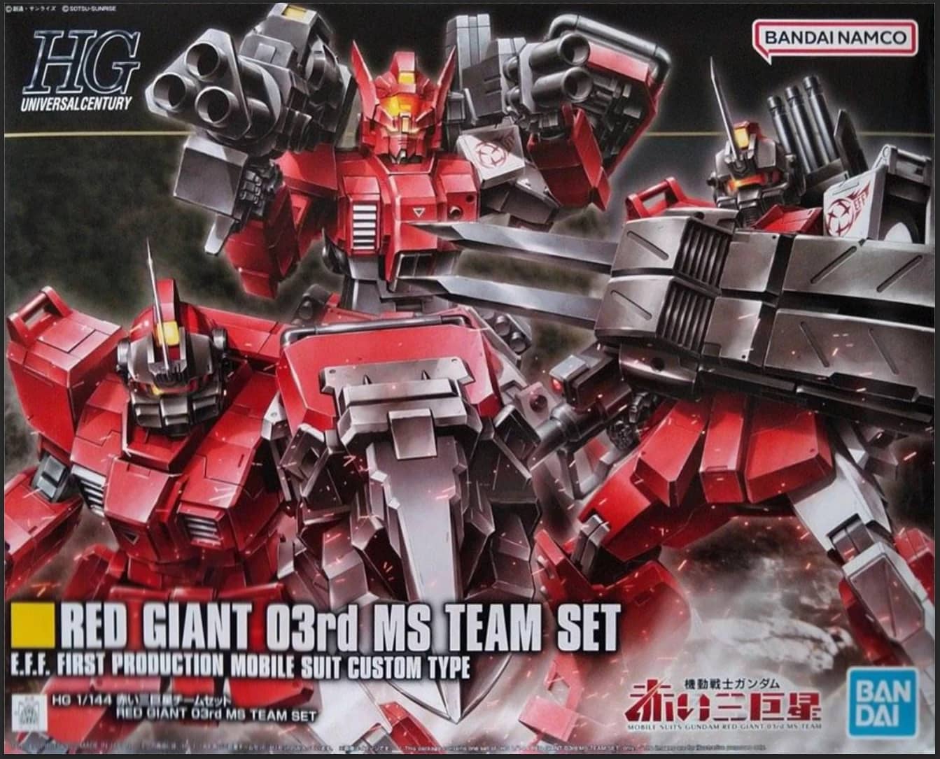 HGUC 1/144 Red Giant 03rd MS Team Set