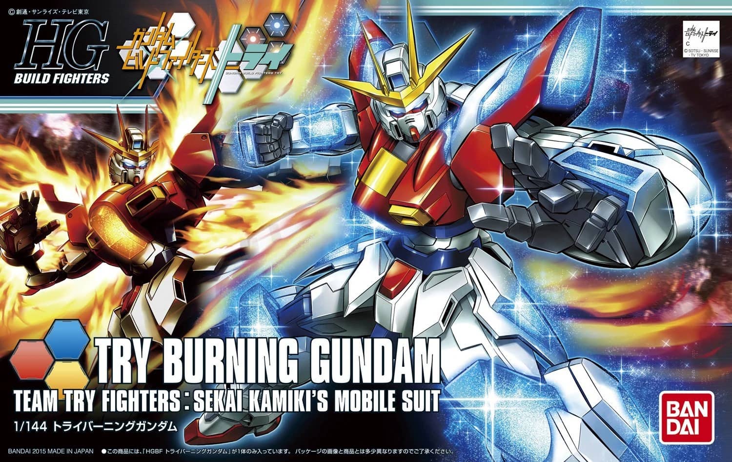 HGBF 1/144 Try Burning Gundam Plavsky Particle Clear Ver.