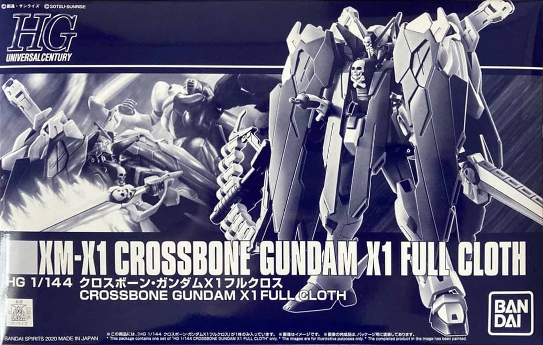HGUC 1/144 Crossbone Gundam X1 Full Cloth