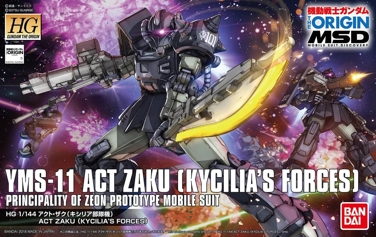 HG 1/144 Act Zaku (Kycilia's Forces)