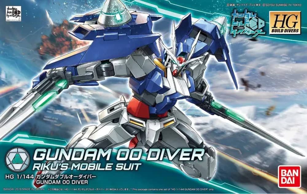 HGBD GN-0000DVR Gundam 00 Diver
